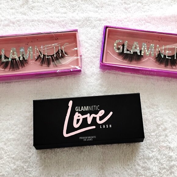 (3) Pair Bundle Glamnetic Eye Lashes "Love" "Va Va Voom" & "Viral" New & Sealed - Picture 4 of 6